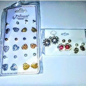 Bundle deal 2 packs of earrings